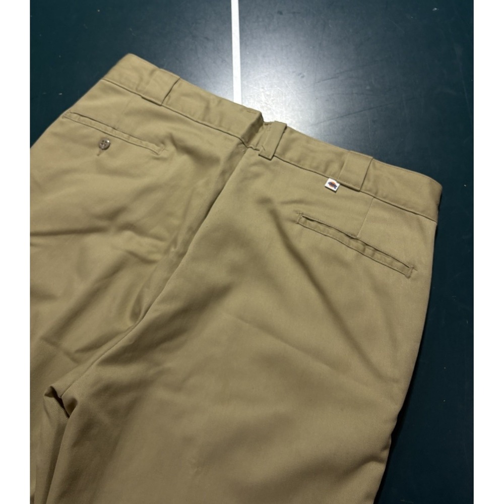 Vintage 70s Dickies Chino Work Pants Plaid Flannel Lined Men's 36x28 Talon Rare - Picture 12 of 16